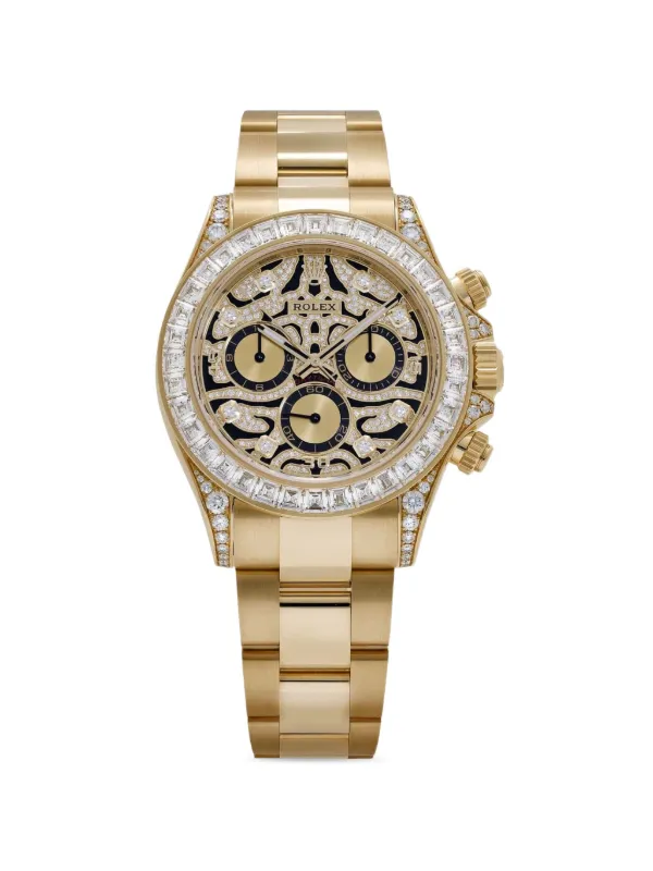 Rolex 2024 デイトナ ダイヤモンド 40mm | ブラック | FARFETCH JP