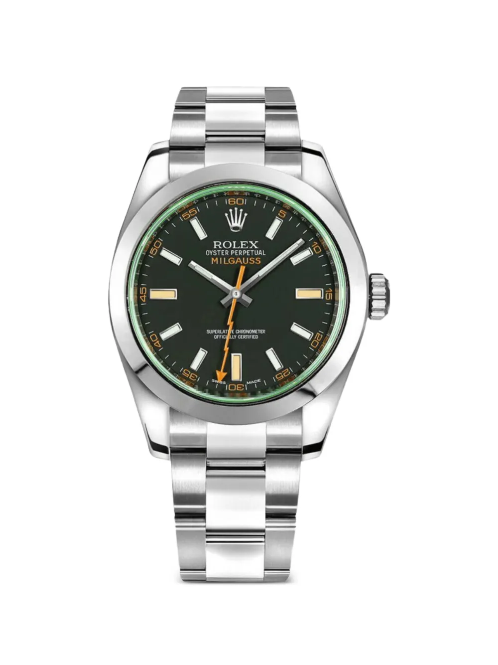Rolex 2015 Milgauss Black Dial 40mm watch - Verde