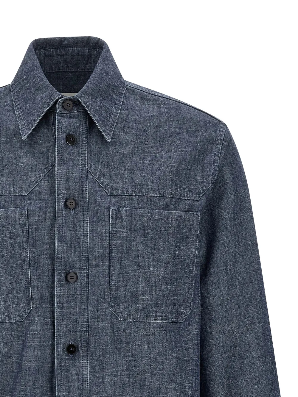 Jil Sander Overhemd met zak Blauw