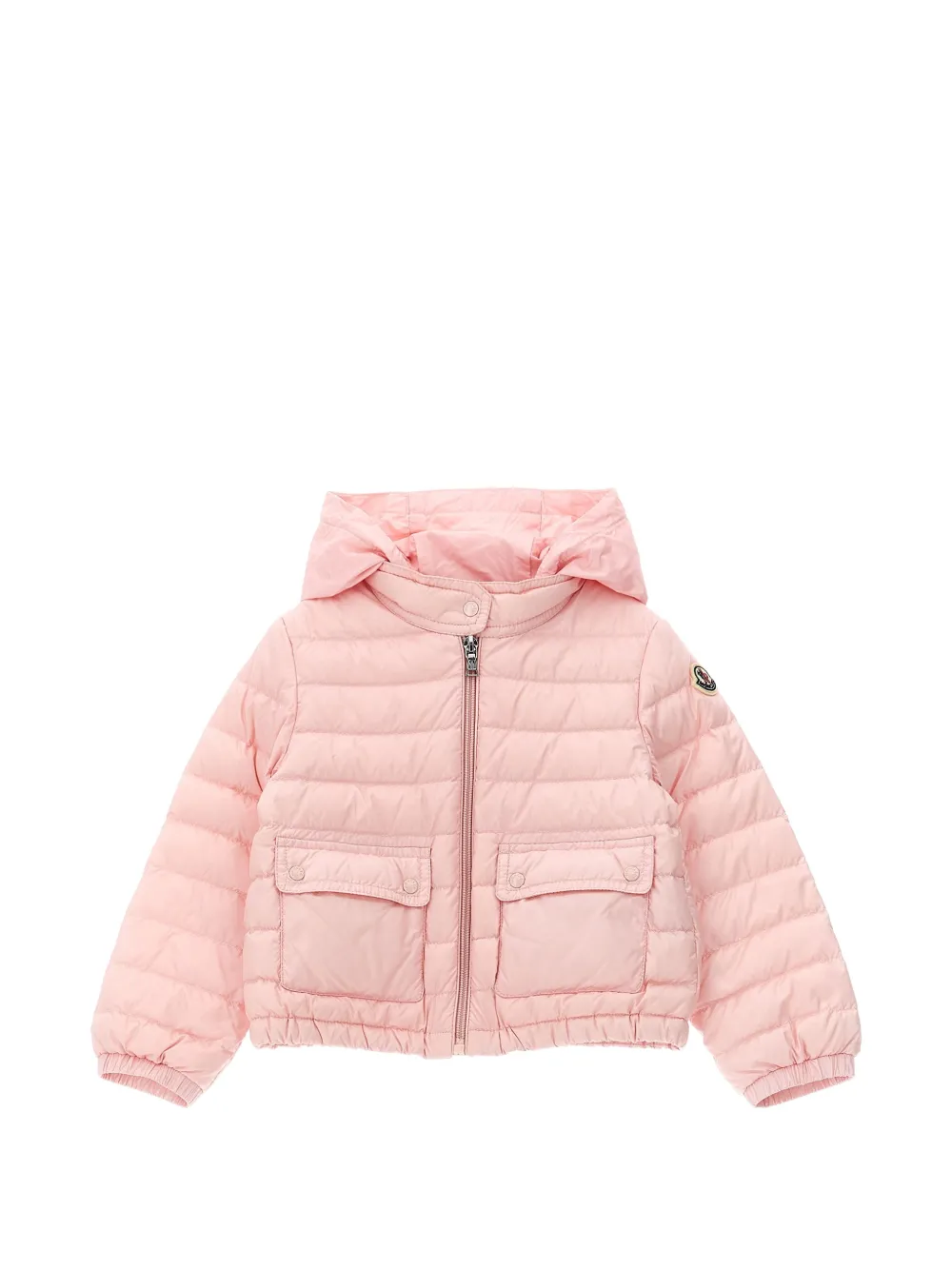 Moncler Enfant Jack met logopatch Roze