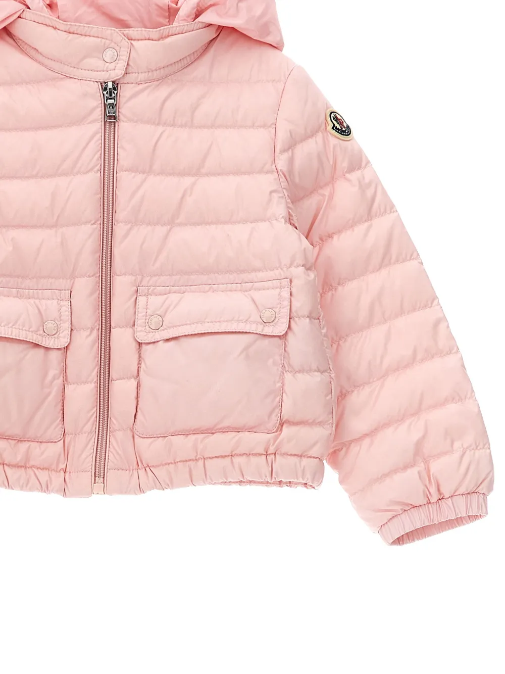 Moncler Enfant Jack met logopatch Roze