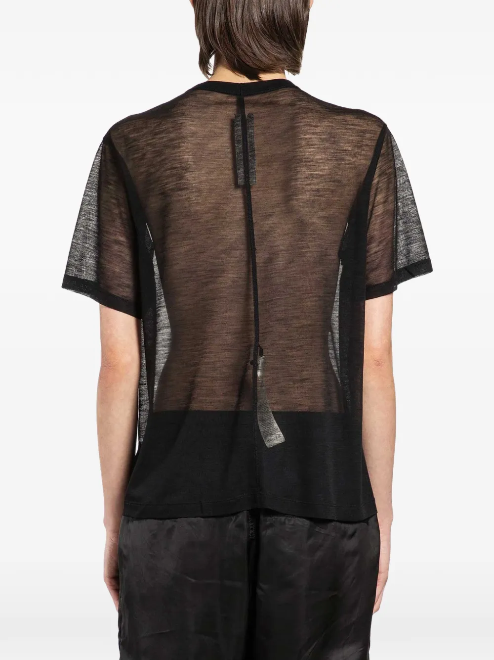 Rick Owens Temple T-shirt Zwart