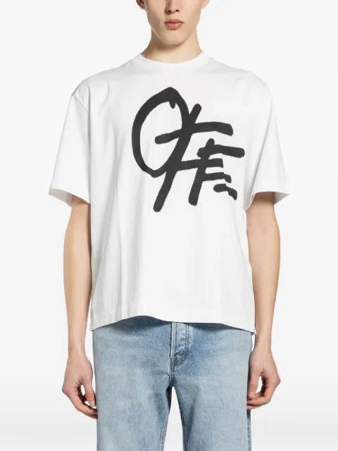 Off-White playera manga corta con logo