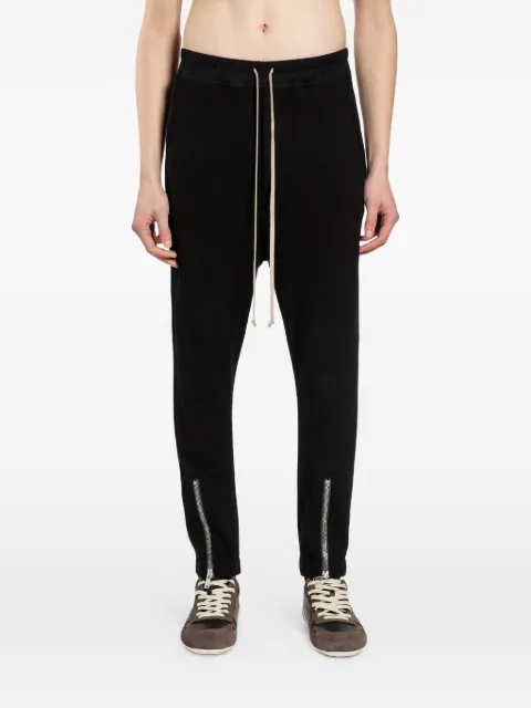 Rick Owens drawstring zip-detail track pants