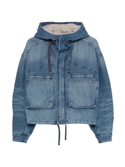 Alexander Wang hooded denim jacket