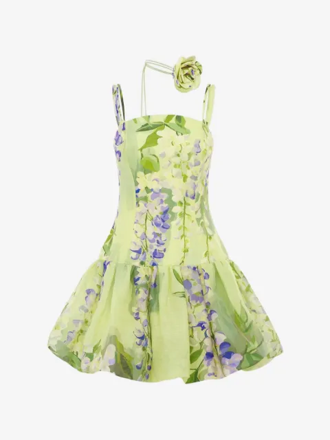 Leo Lin Lorena floral mini dress