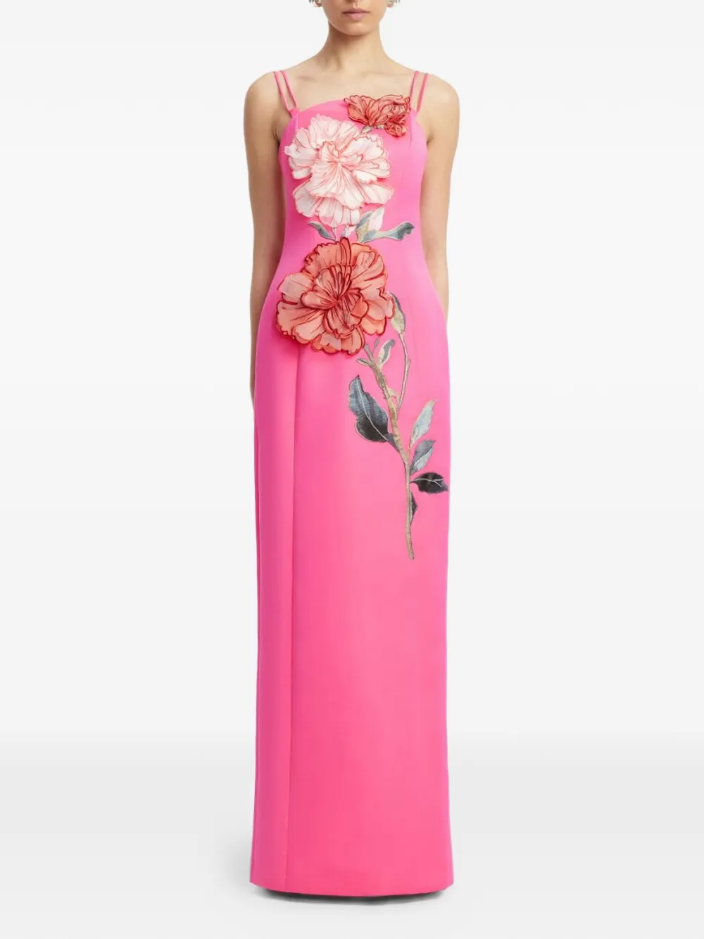  Leo Lin Arianna Floral Maxi Dress - Pink 