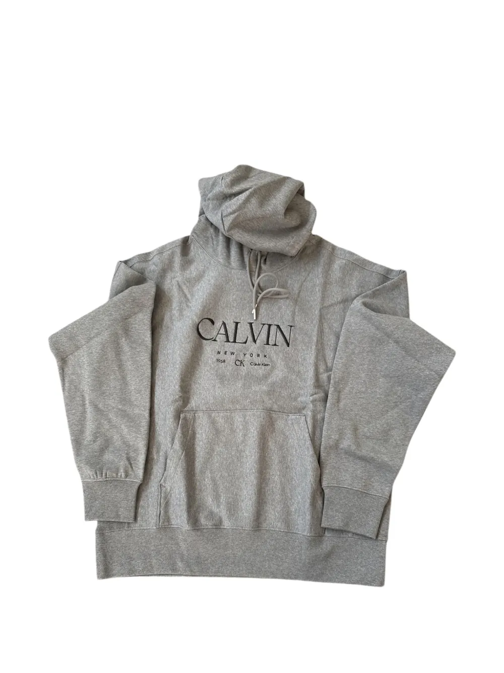 Calvin Klein logo-detail hoodie - Grigio