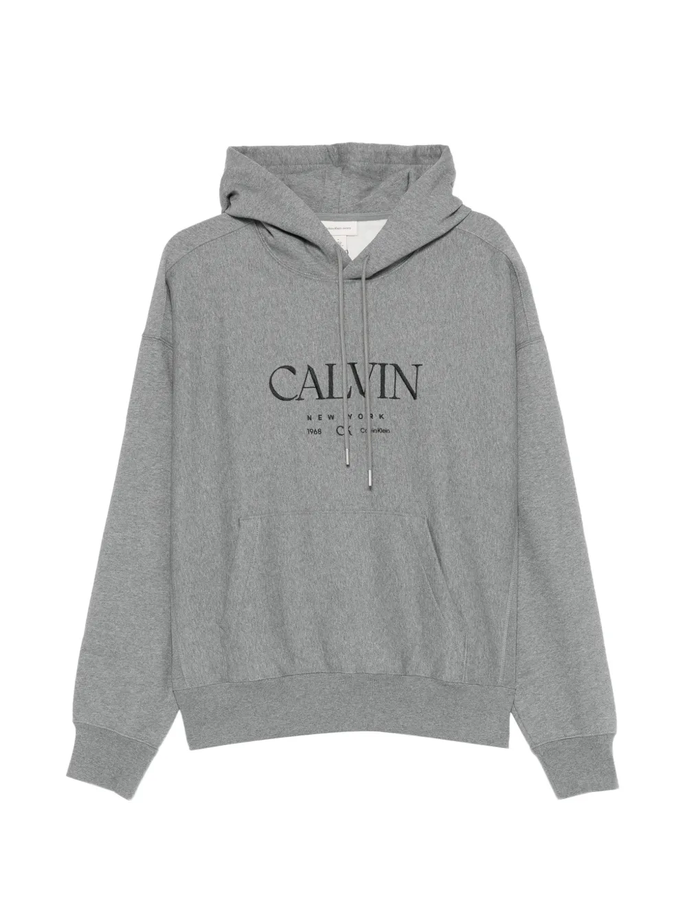 Calvin Klein logo-detail hoodie - Grau