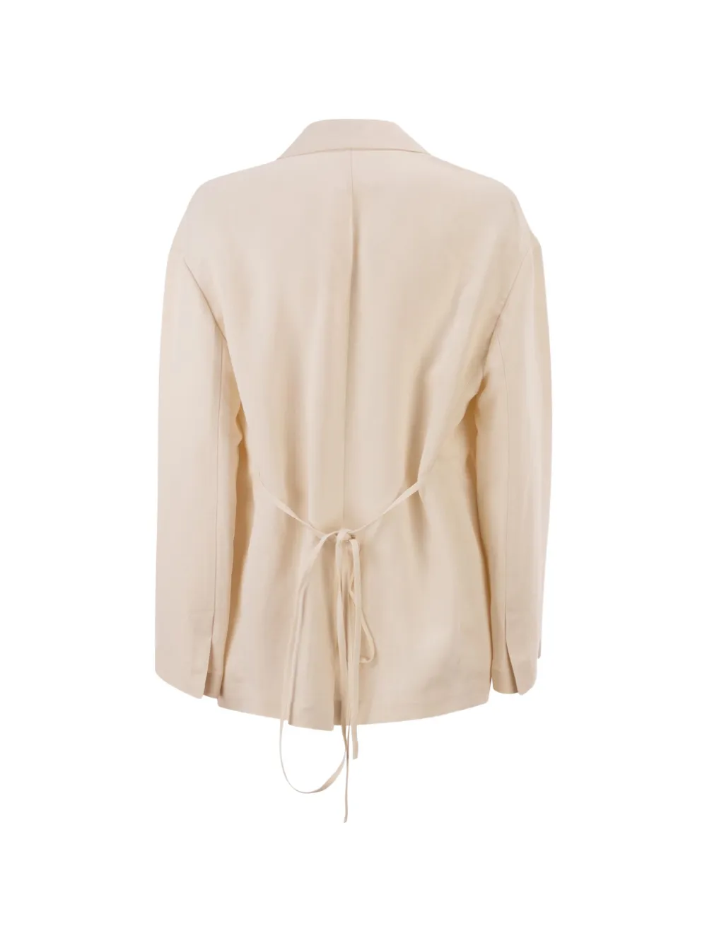  Brunello Cucinelli Tie-belt Blazer - Neutrals 