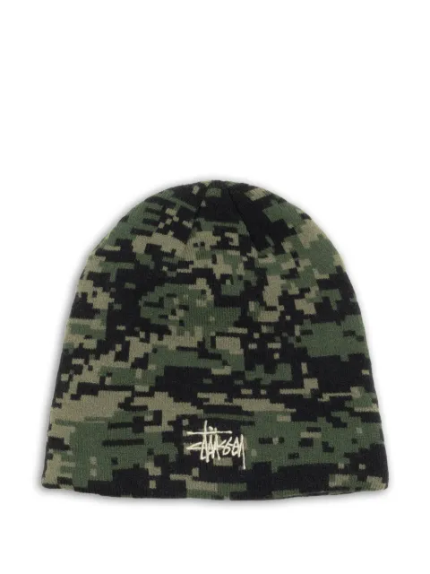 Stüssy patterned beanie hat