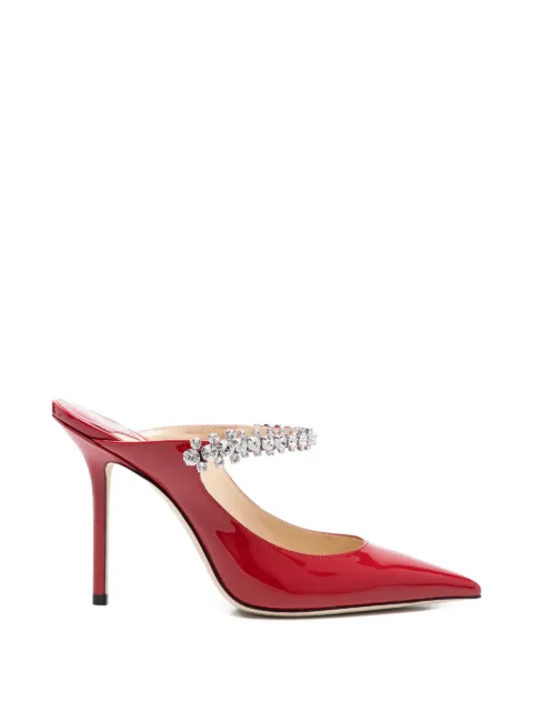 Jimmy Choo Bing crystal-embellishment mules