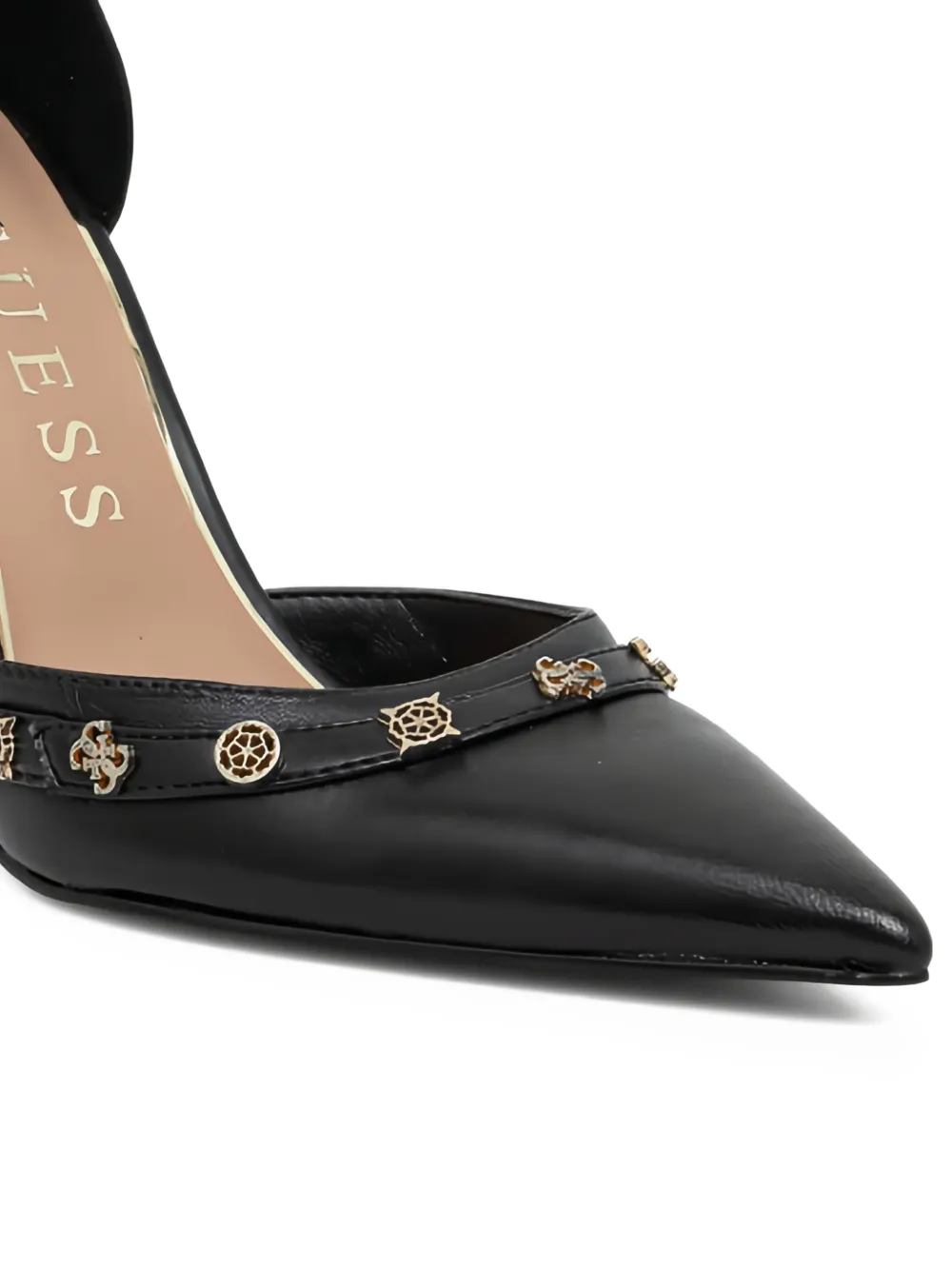 GUESS USA Nanae verfraaide sandalen met hak Zwart