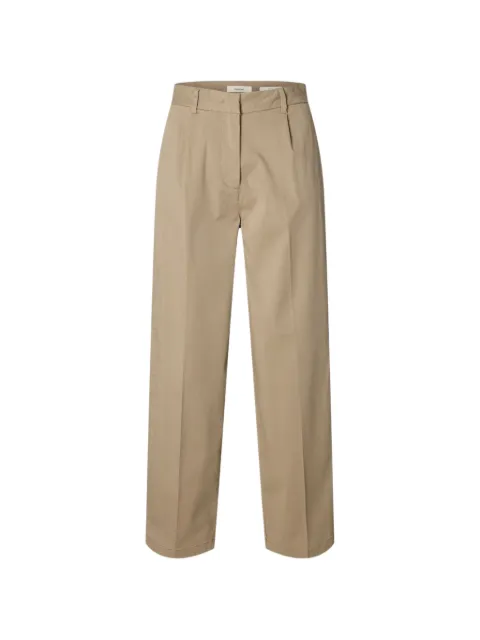 SELECTED pleated tailored trousers