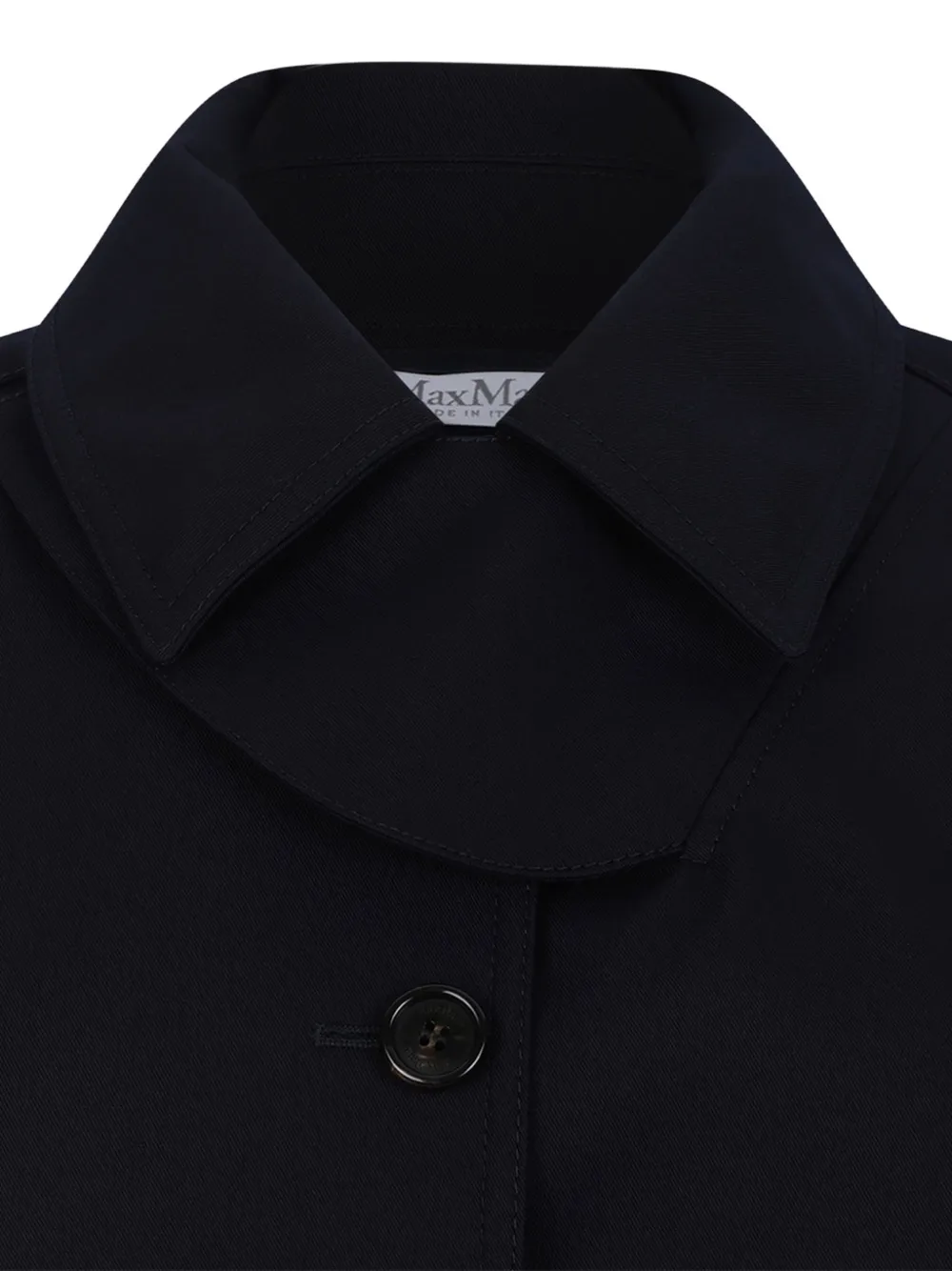Max Mara Jack met kraag en knopen Blauw