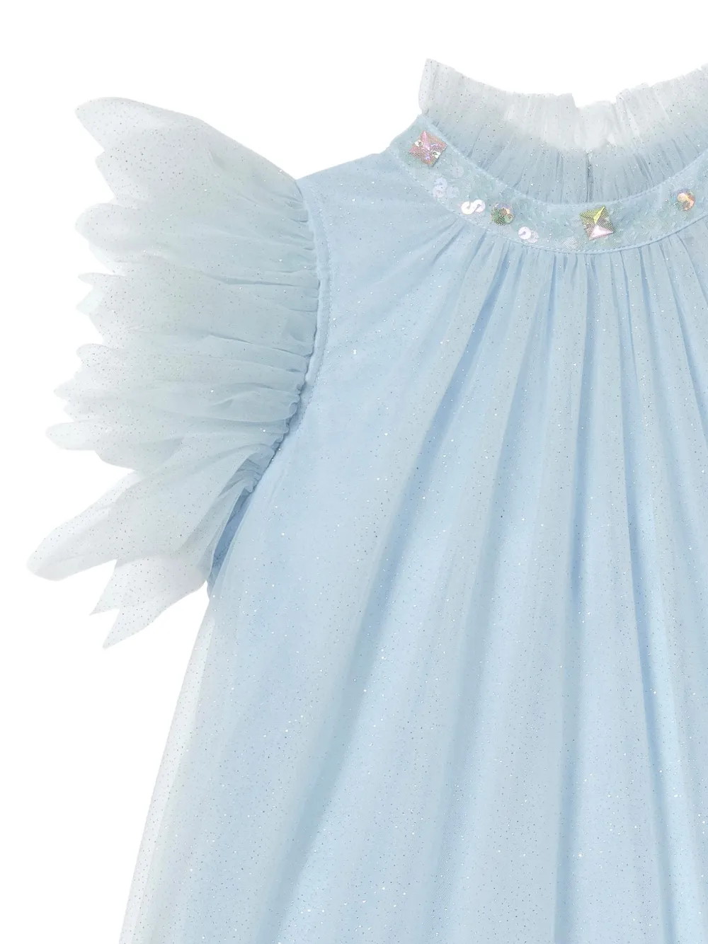 Tutu Du Monde Dahlia tulen jurk met glitters Blauw