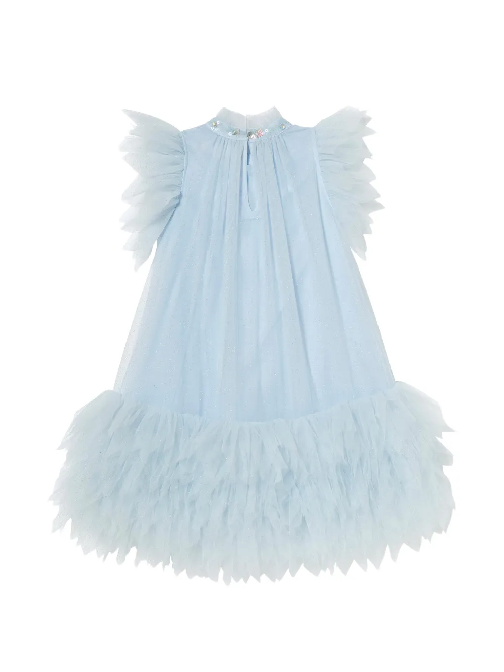 Tutu Du Monde Dahlia tulen jurk met glitters Blauw