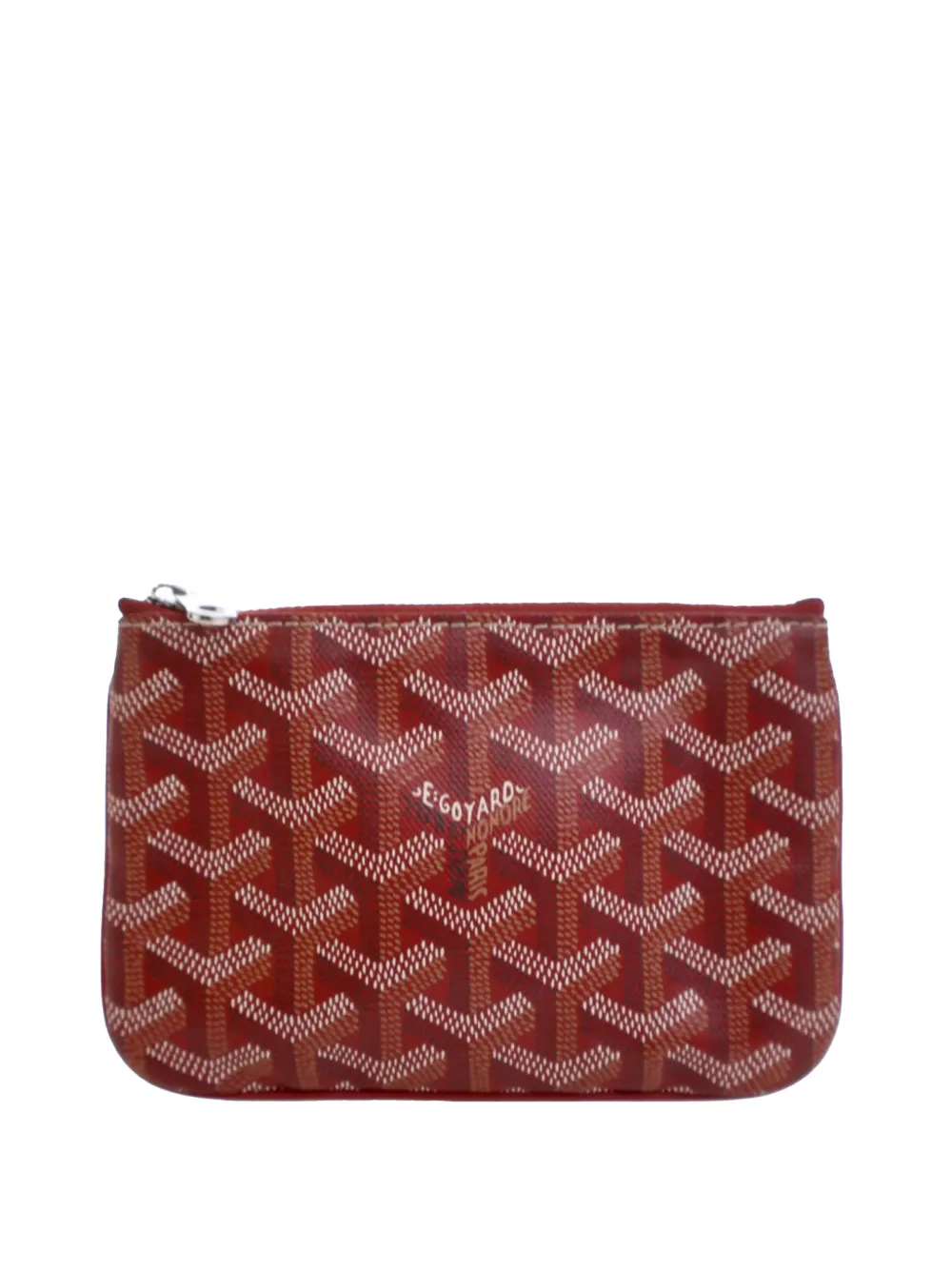 Goyard Pre-Owned 2024 Mini Goyardine Senat Pochette pouch - Rosso