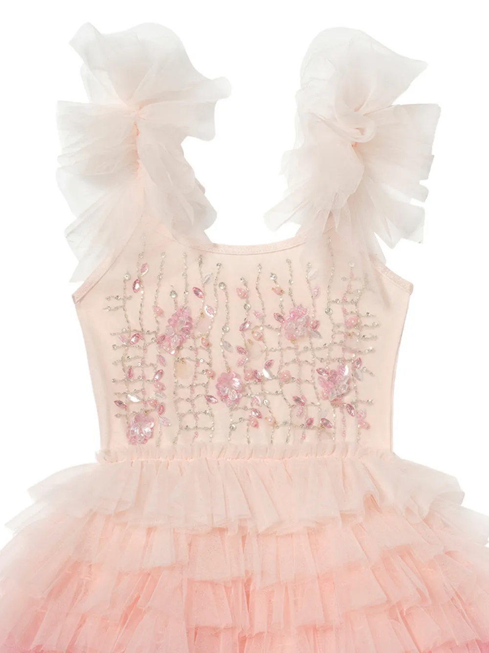  Tutu Du Monde Ruffled Cascade Dress - Pink 