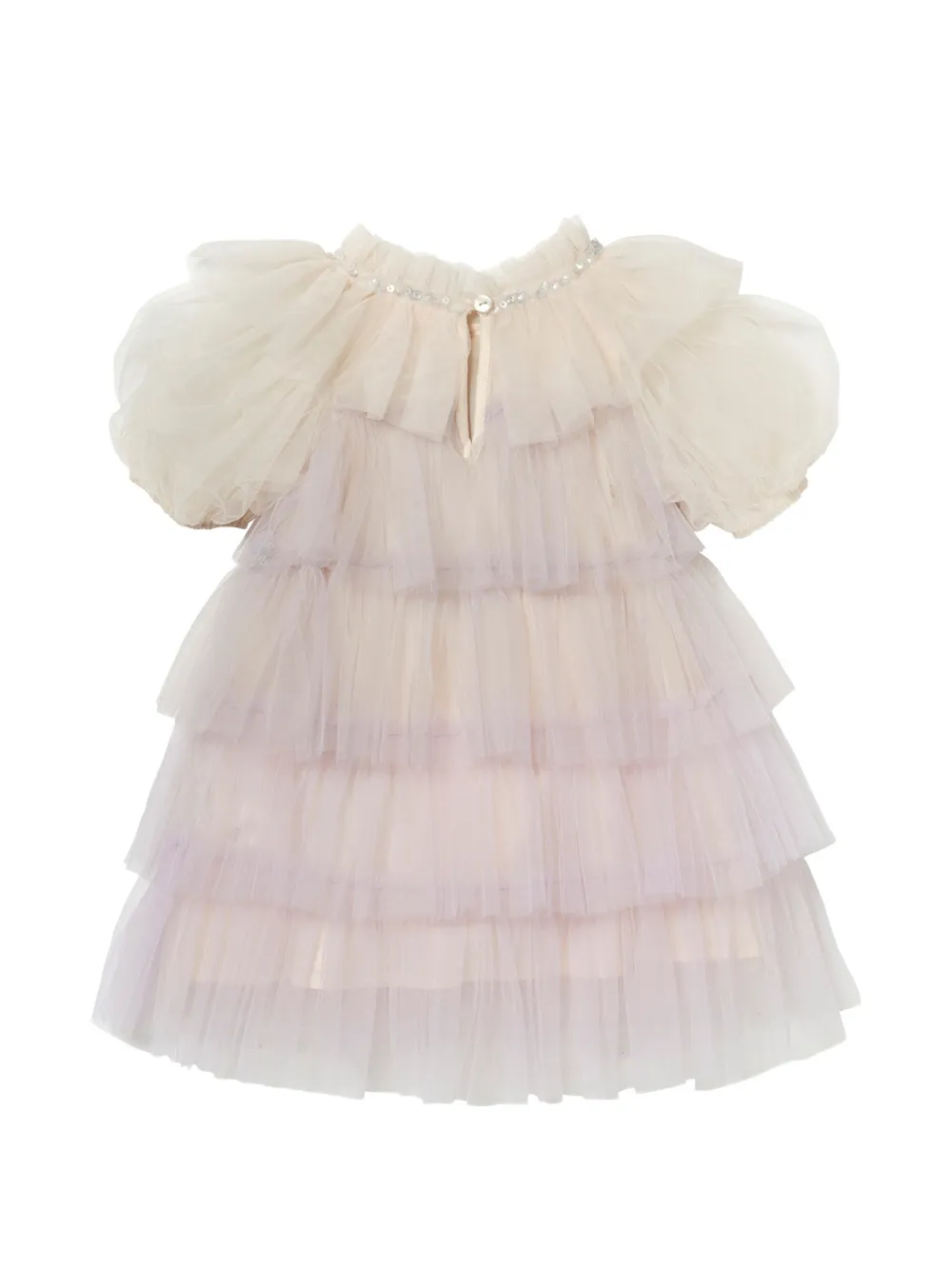  Tutu Du Monde Tulle Ruffled Dress - Neutrals 