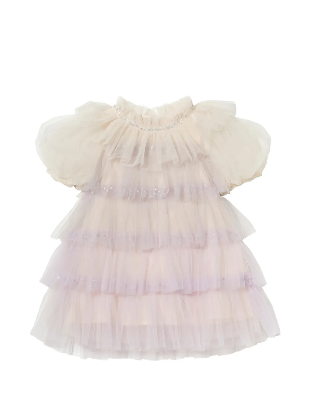 Tutu Du Monde tulle ruffled dress - Toni neutri