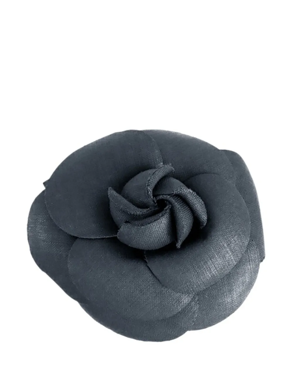 CHANEL Pre-Owned 1970-1980 Nylon Camellia Brooch costume brooch - Blu