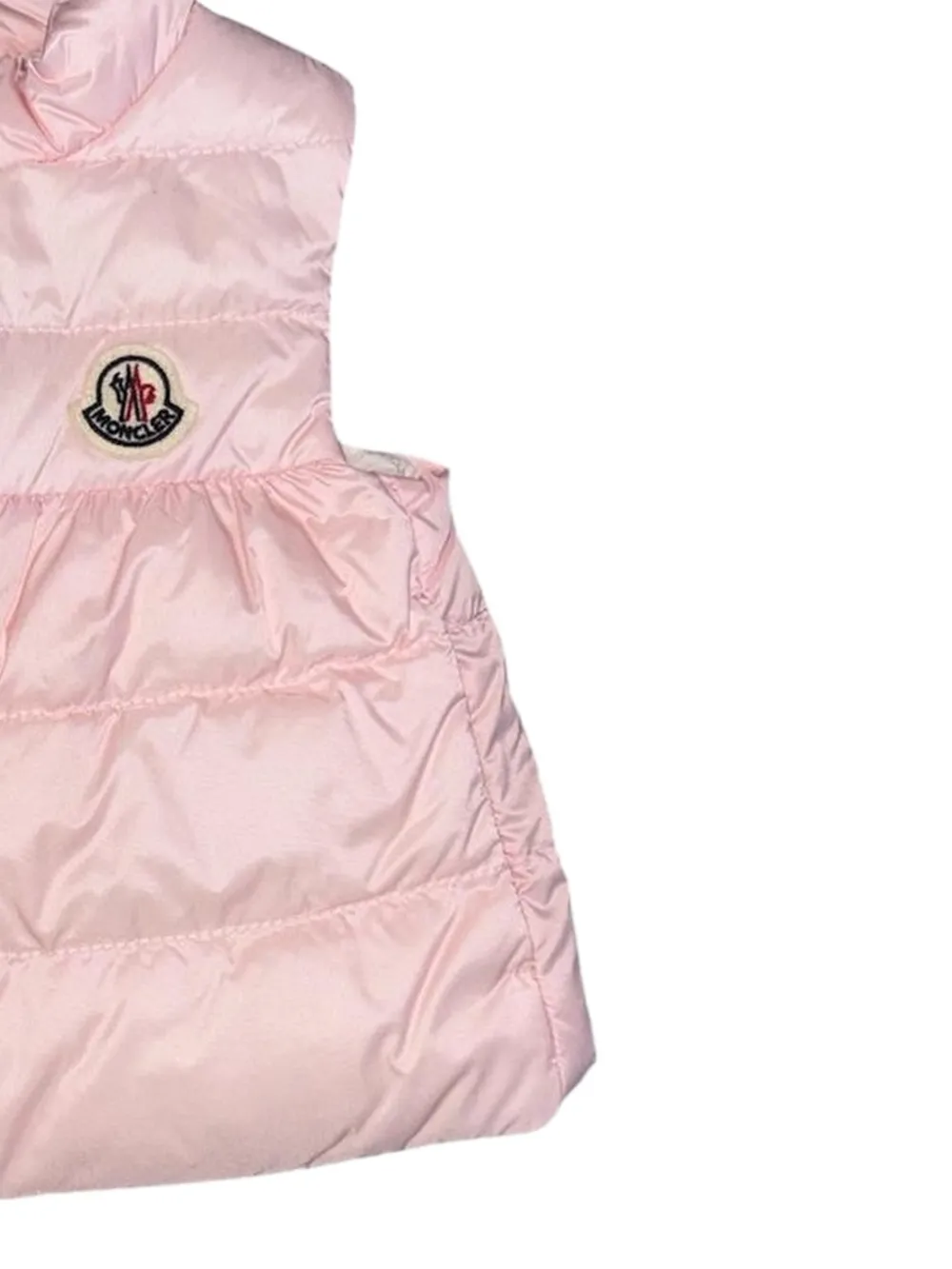 Moncler Enfant Gilet met logopatch Roze