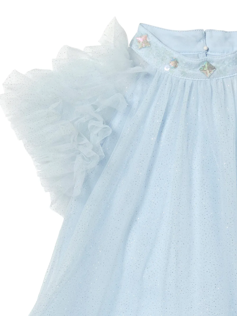 Tutu Du Monde Jurk met glitters en tule Blauw