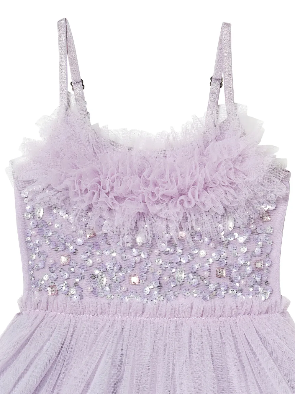  Tutu Du Monde Sequin Ruffled Tutu Dress - Purple 