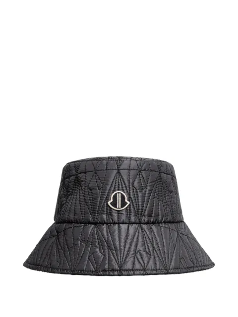Moncler + Rick Owens logo-patch bucket hat
