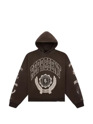 Represent Living Legacy Reversible Hoodie | Brown | FARFETCH