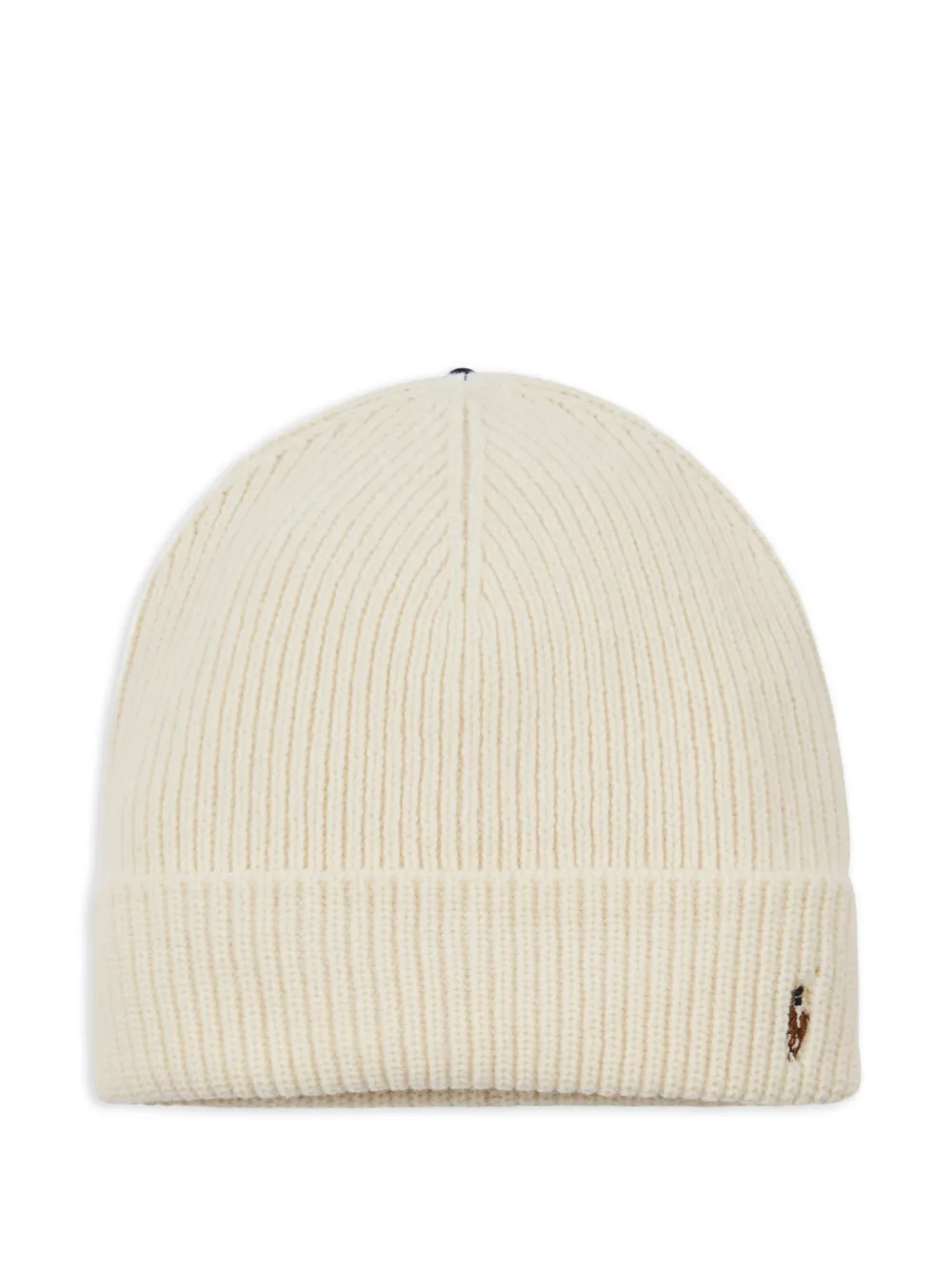Polo Ralph Lauren signature-cuffed beanie hat - Toni neutri