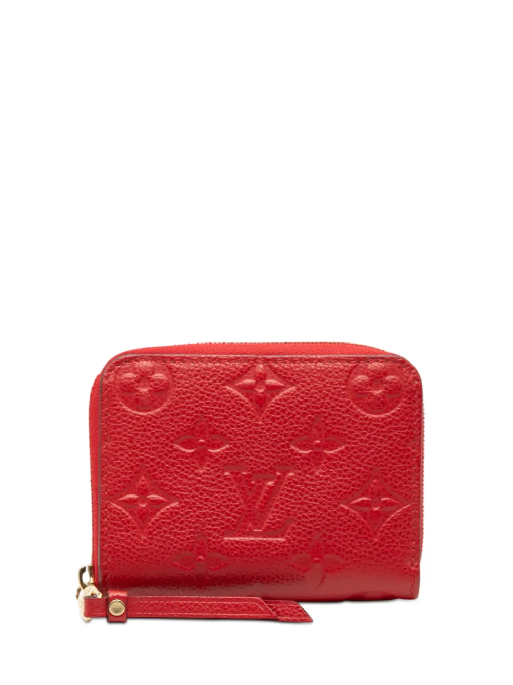 Louis Vuitton Pre-Owned 2015 Monogram Empreinte Zippy Purse coin pouch - Rot