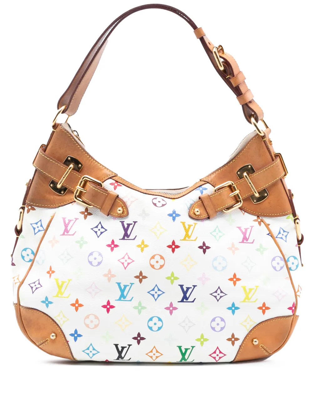 Louis Vuitton Pre-Owned Borsa passepartout Greta con monogramma multicolore 2003-2015 - Bianco