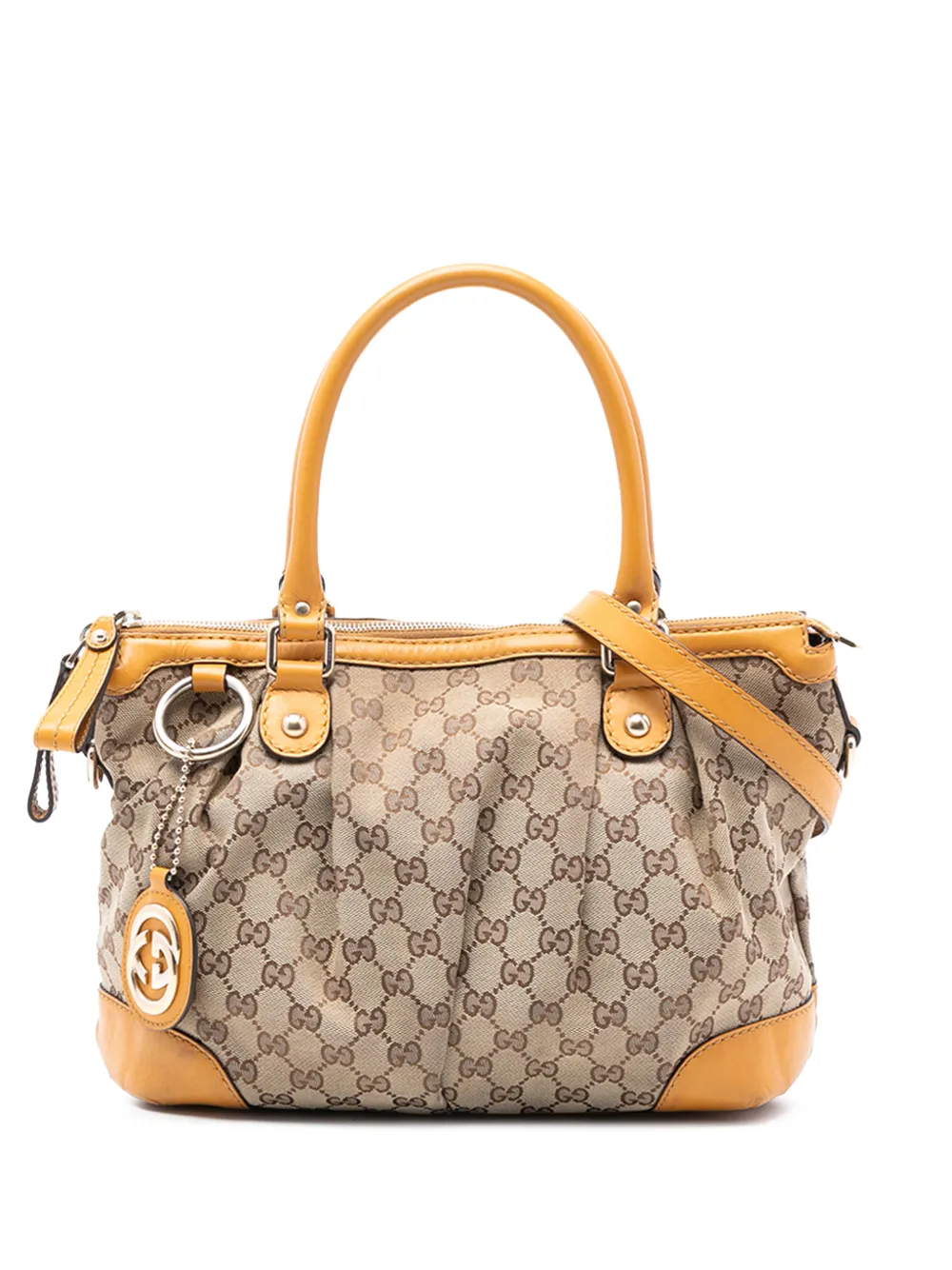 Gucci Pre-Owned 2000-2015 GG Canvas Sukey satchel - Marrone