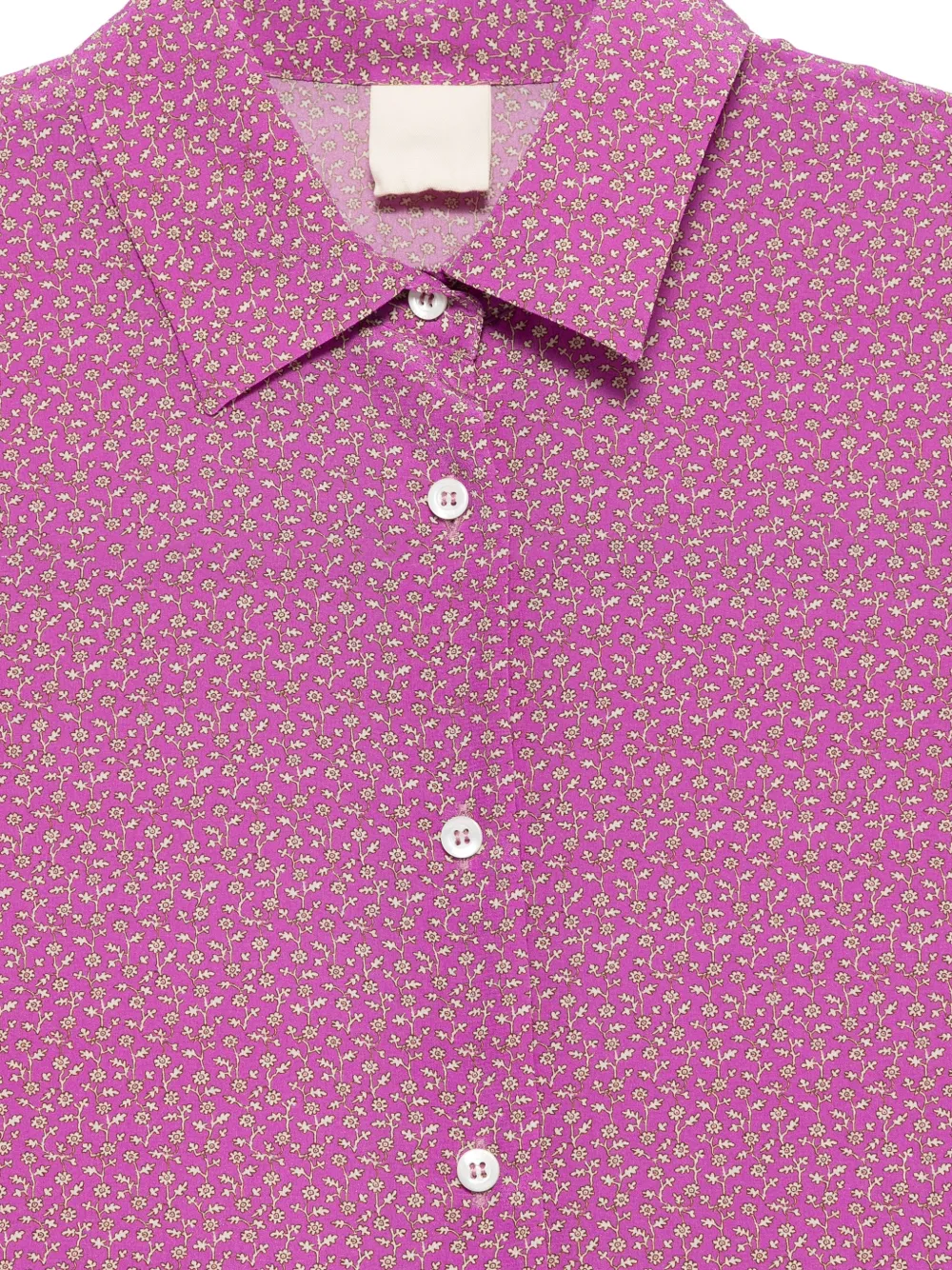  Aspesi Floral-print Shirt - Purple 