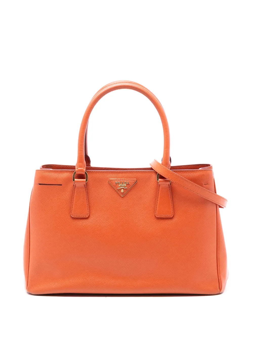 Prada Pre-Owned 2013-2025 Medium Saffiano Lux Galleria satchel - Arancione