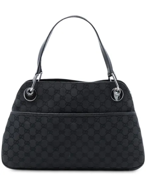Gucci Pre-Owned bolsa de hombro Eclipse mediana en lona GG 2000-2015