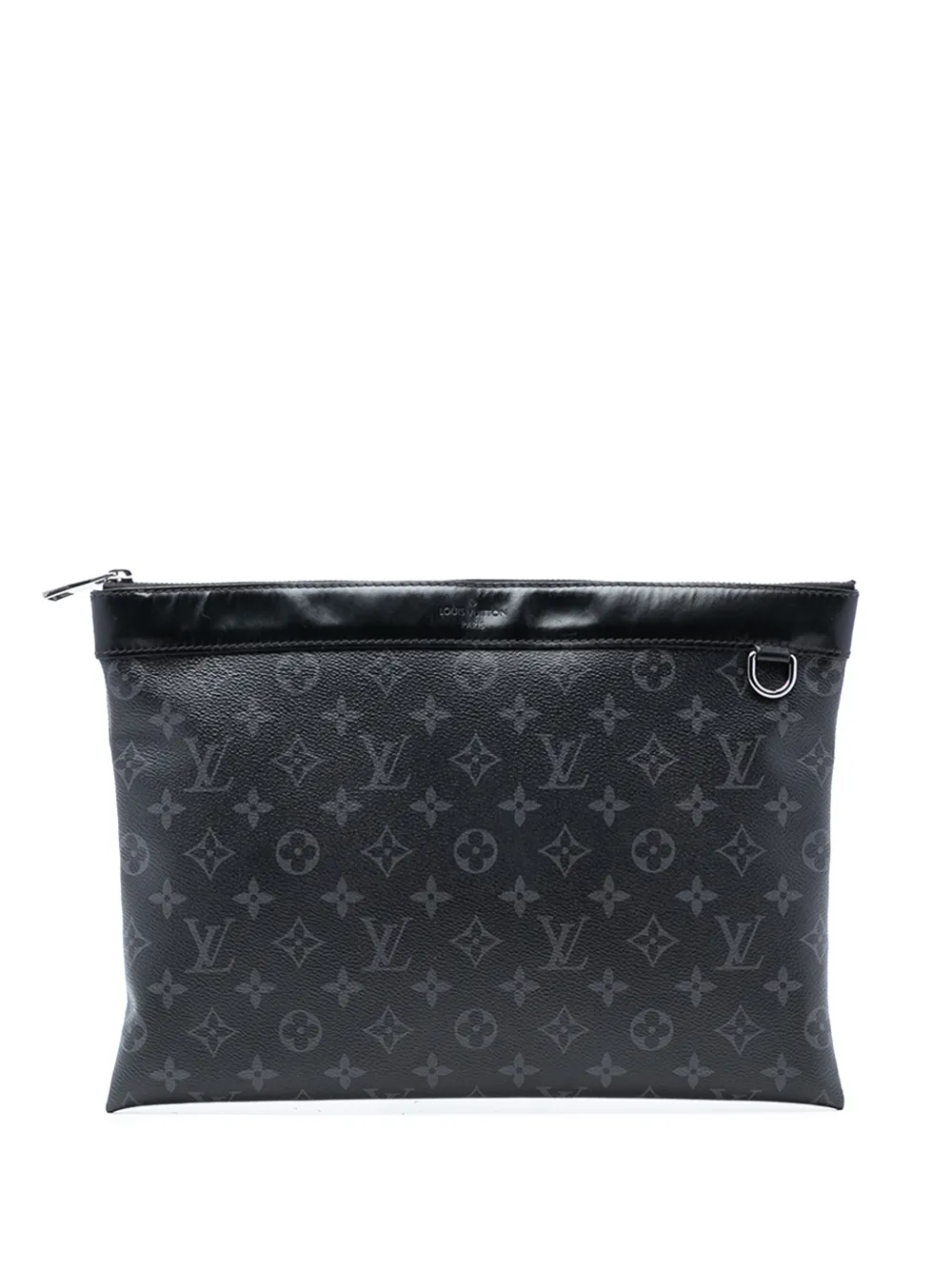 Louis Vuitton Pre-Owned 2018 Monogram Eclipse Discovery Pochette GM clutch bag - Nero