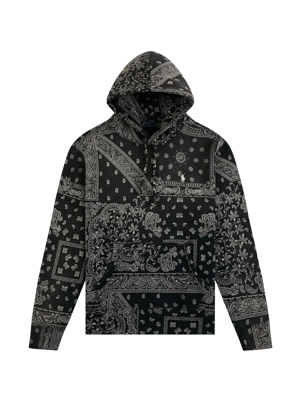 Polo Ralph Lauren bandana-print hoodie - Nero