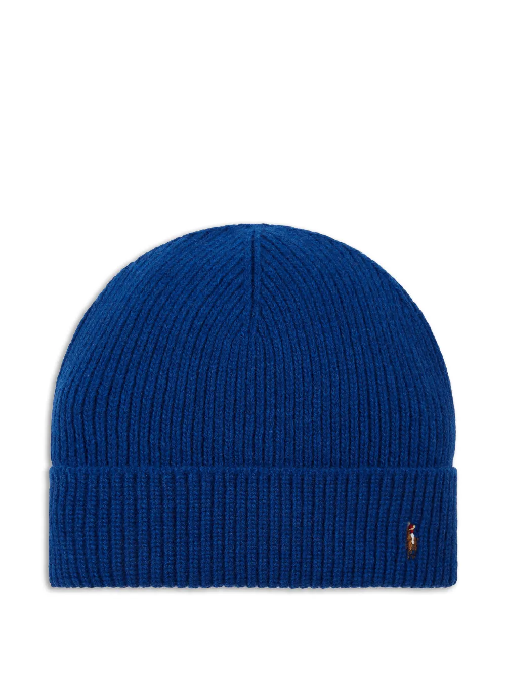 Polo Ralph Lauren signature-cuffed beanie hat - Blu