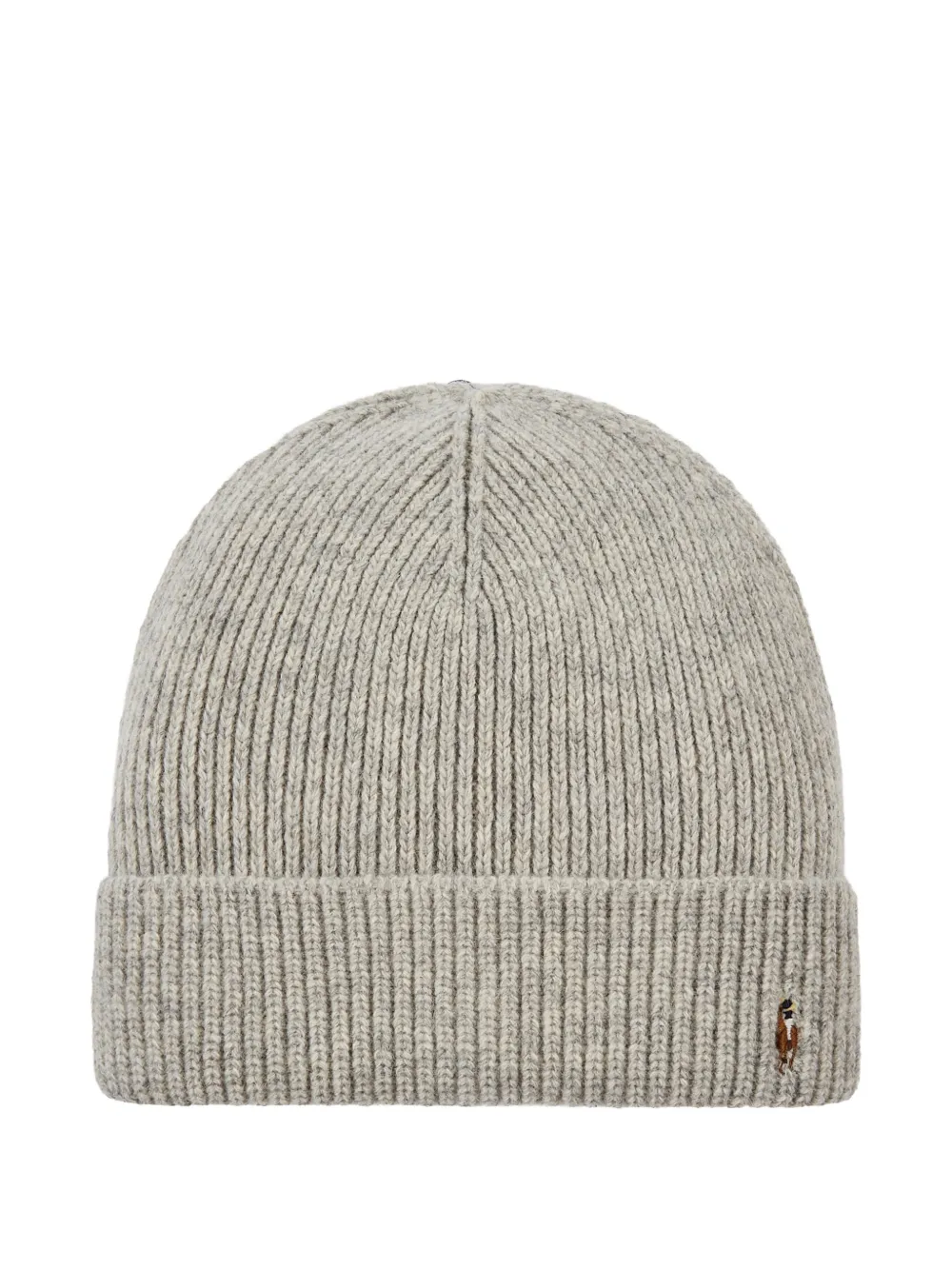 Polo Ralph Lauren signature-cuff beanie hat - Grigio