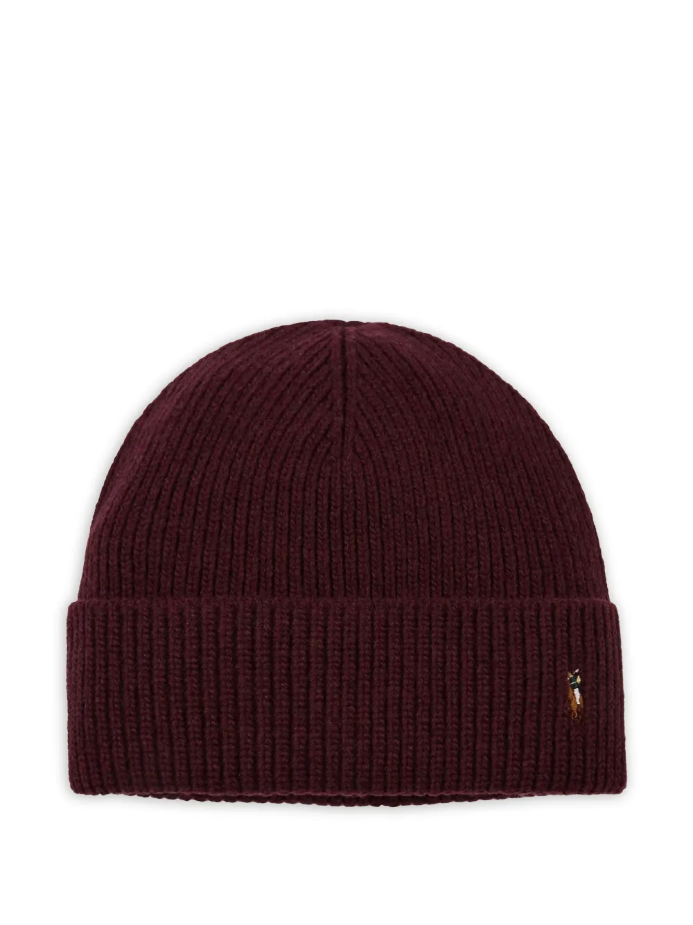 Polo Ralph Lauren signature-cuff beanie hat - Rosso