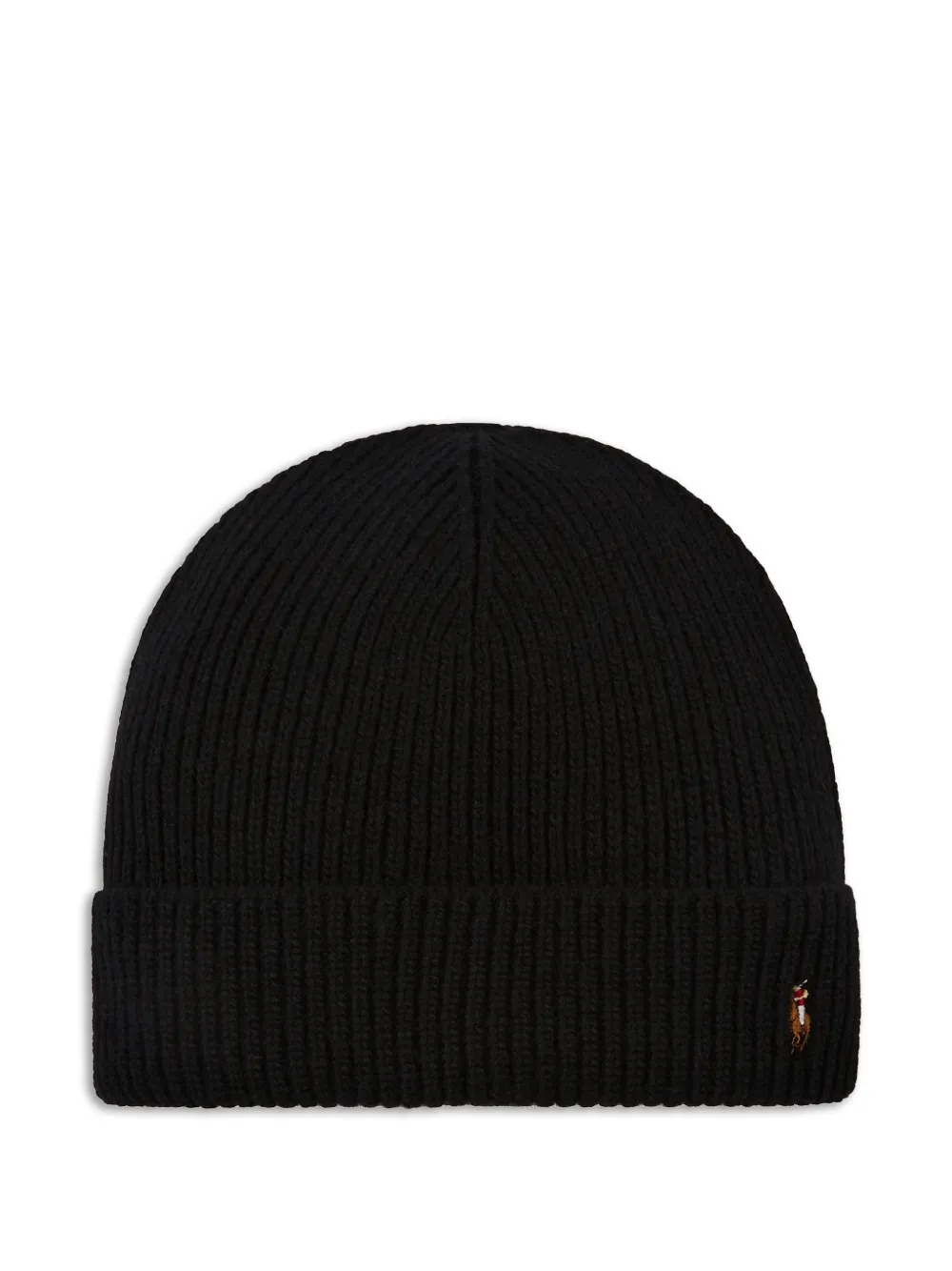 Polo Ralph Lauren signature-cuffed beanie hat - Nero