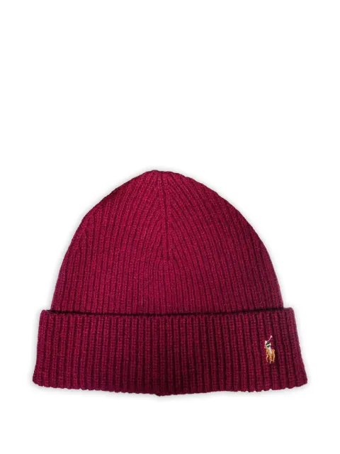 Polo Ralph Lauren logo-detail beanie hat 