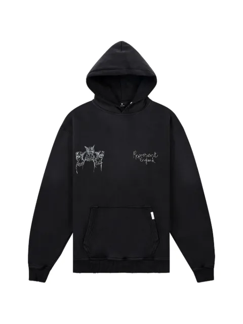 Represent drawn dogs hoodie
