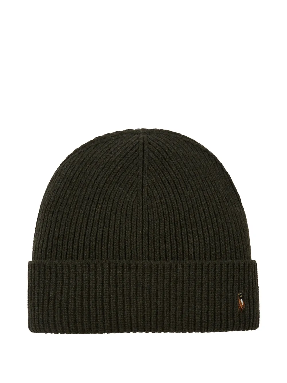 Polo Ralph Lauren signature-cuff beanie hat - Verde