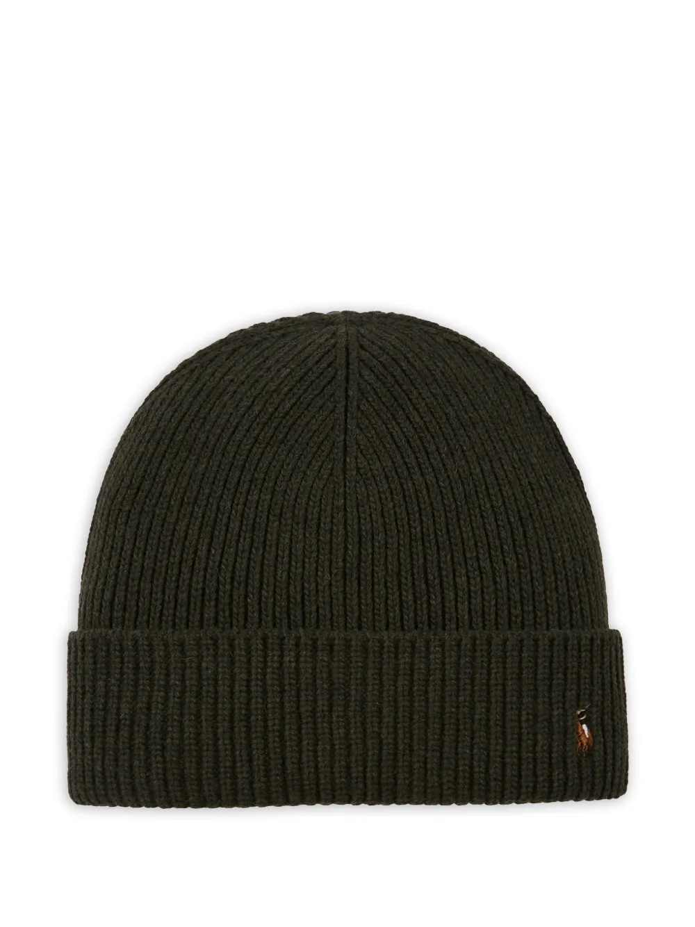 Polo Ralph Lauren signature-cuff beanie hat - Verde