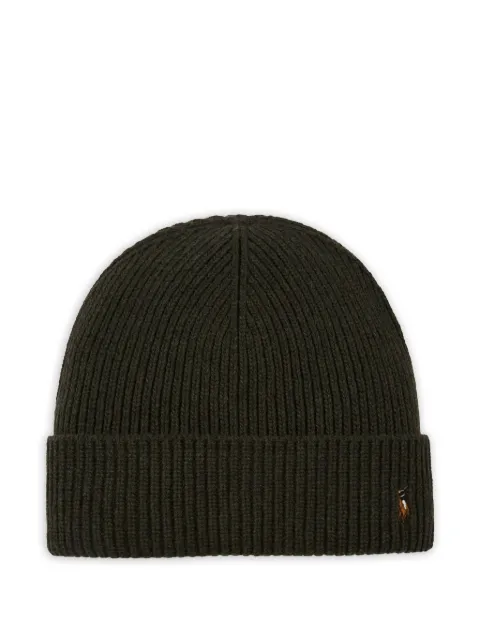 Polo Ralph Lauren signature-cuff beanie hat