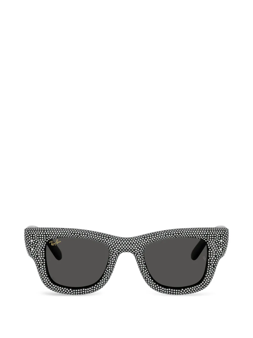 Ray-Ban Wayfarer Puffer "A$ap Rocky - Crystal Pavè" - Nero